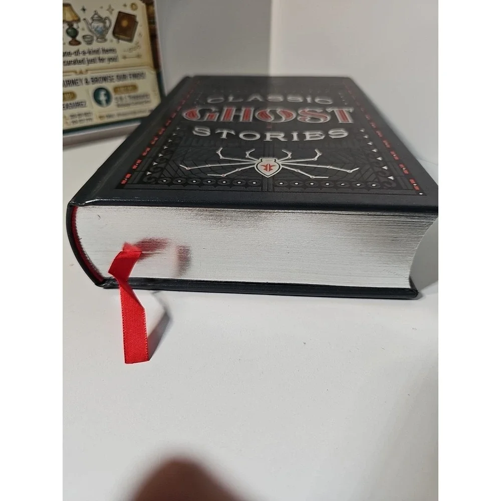 Classic Ghost Stories, Barnes & Noble, 2017, Bonded Leather, LNC, Silver Gilded